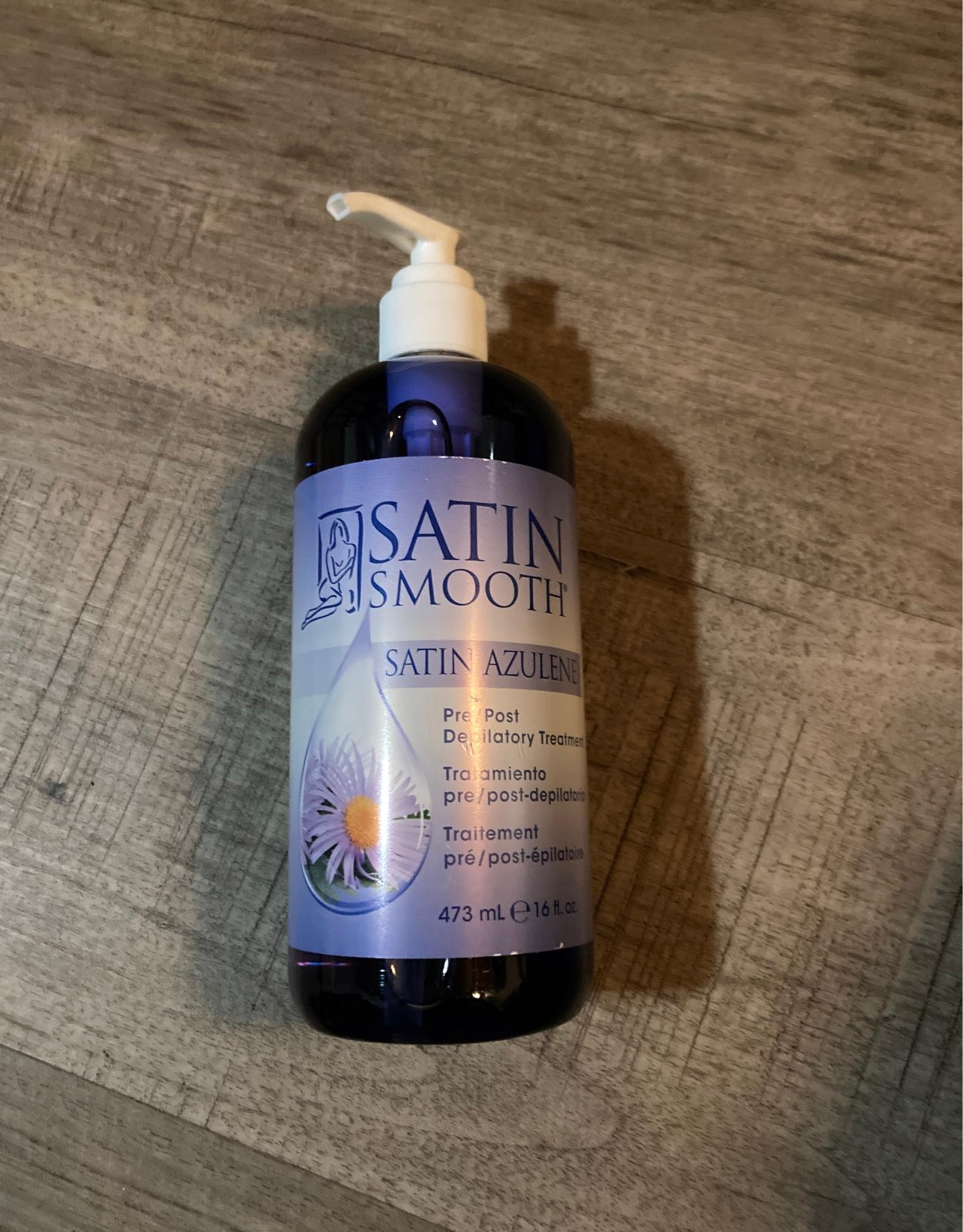 Satin Smooth Azulene used to remove wax
