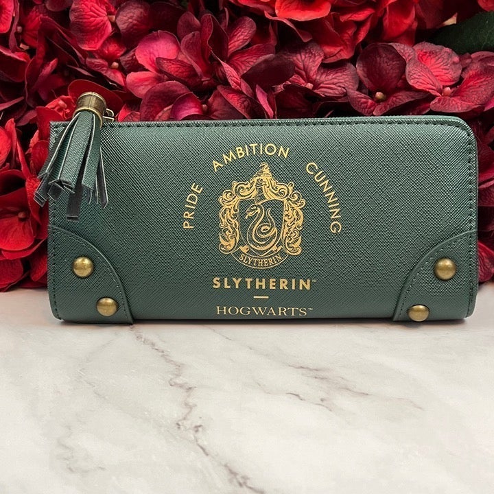 Harry Potter Green Slytherin Hogwarts Clutch Wallet