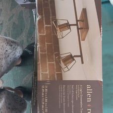 Three light decorative track light