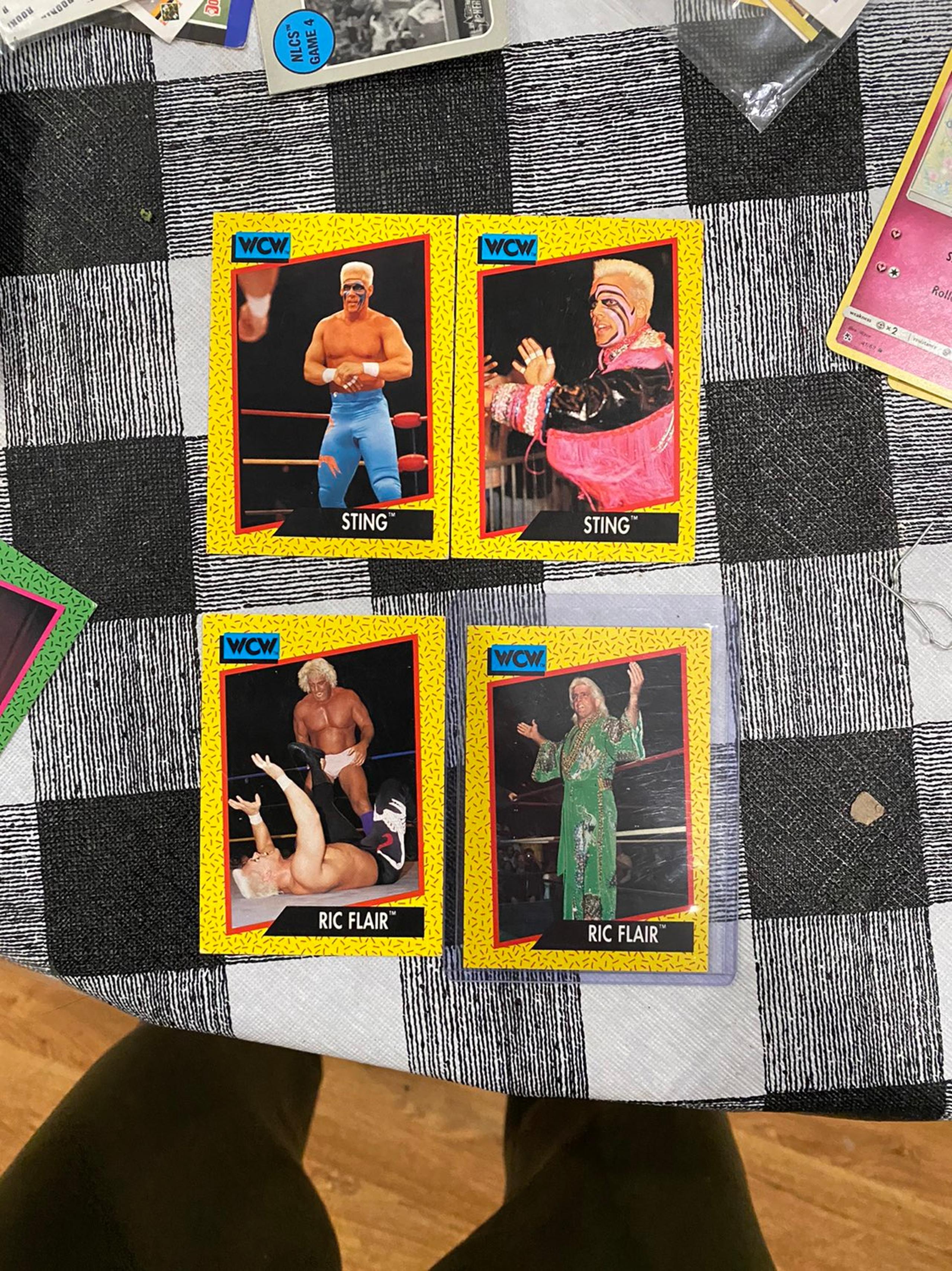 WCW Retro Cards of RIC FLAIR & STING