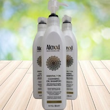 3 Bottles Essential 7 Oil Cleansing Oil Shampoo By Aloxxi