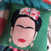 Frida Kahlo Throw Pillow (Society6)