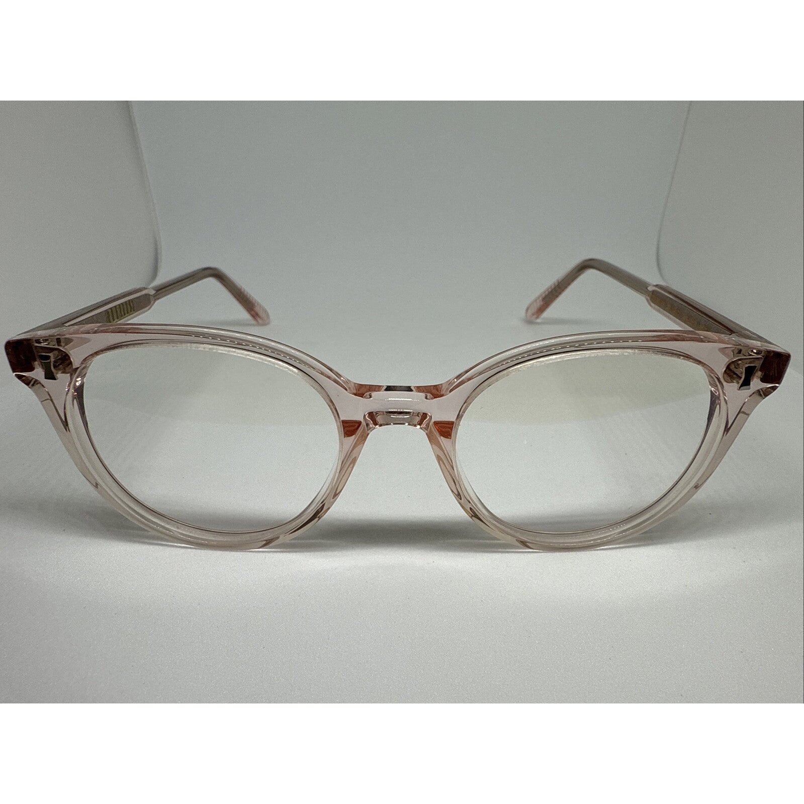 Cubitts Rosebery Clear Pink Frame 46mm Eyeglasses