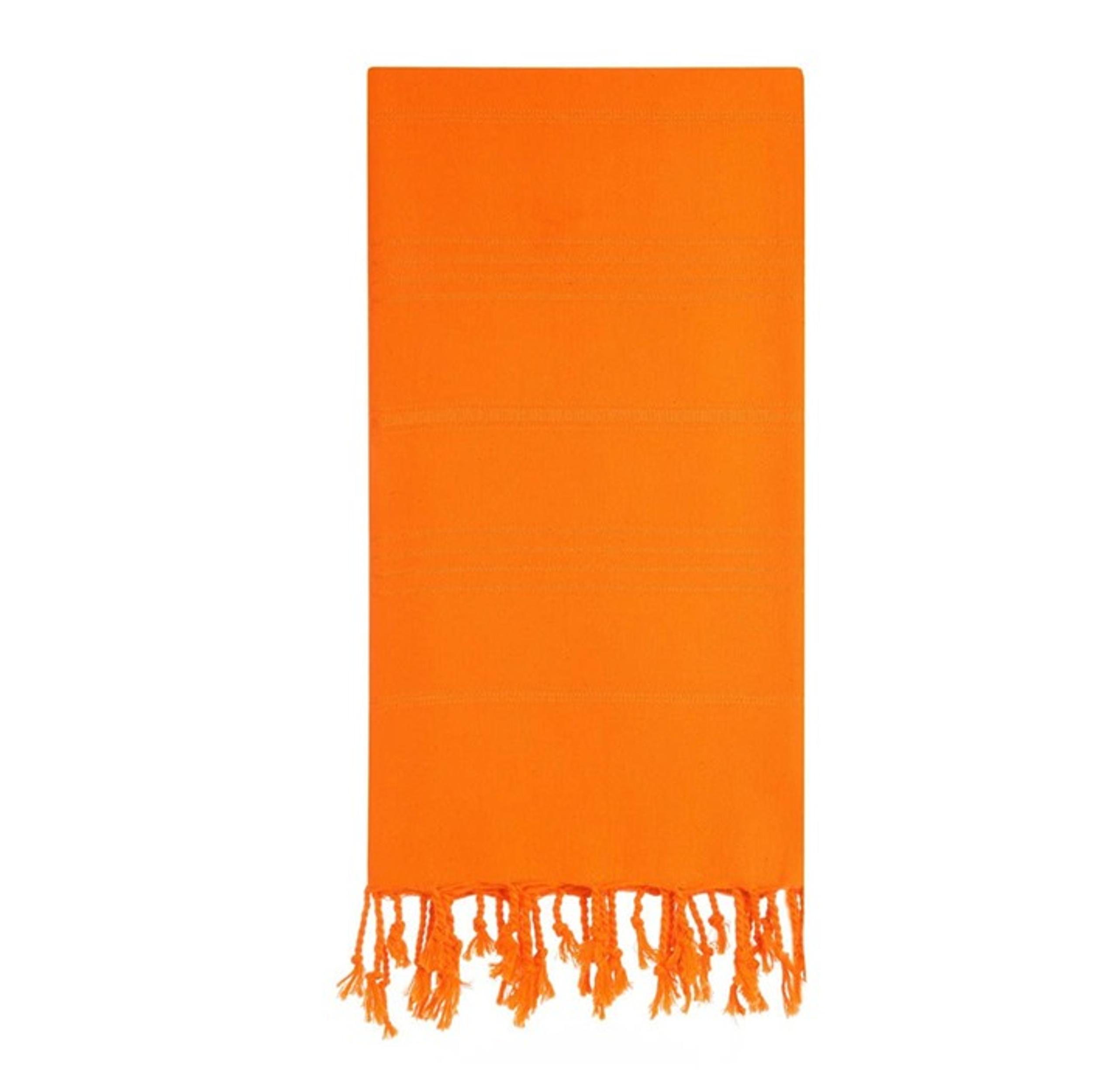 Sand Free Orange Turkish Beach Bath Towel Citizens of the Beach Collection