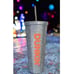 JLo Inspired DUNKIN Bling Tumbler Limited Edition Super Bowl Ad Rhinestone Cup