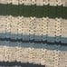 Handmade Afghan Brand New Hand Crocheted Blanket Queen 82in x 74in Green Blue