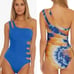 Becca by Rebecca Virtue Over The Rainbow Naomi Reversible Asymmetrical One-Piece