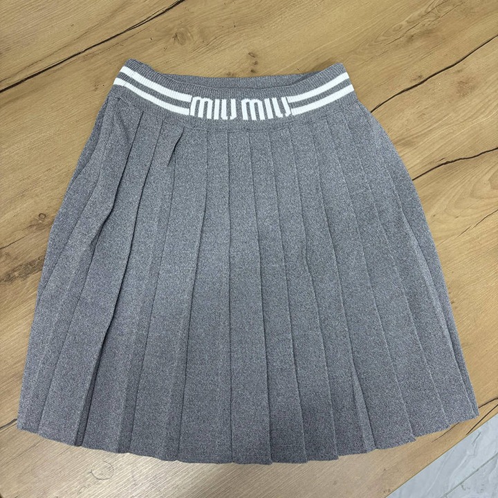 Miu Miu Women Skirt-Gray
