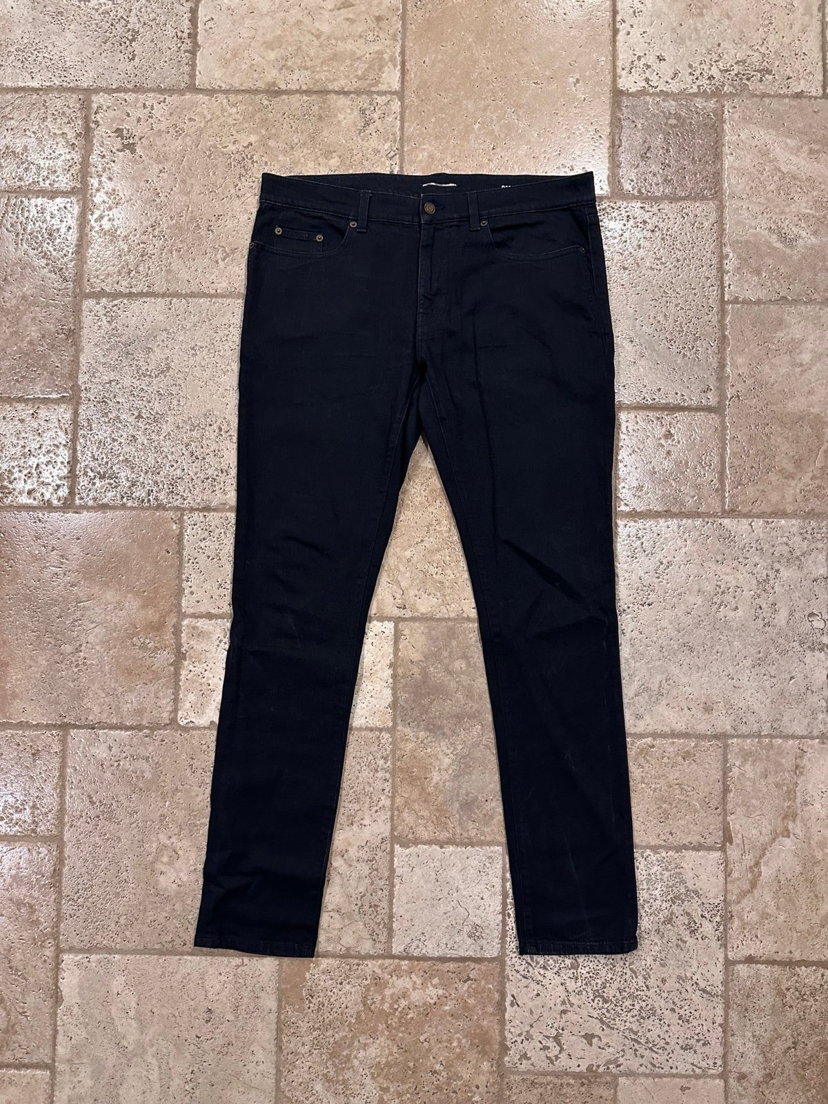 Saint Laurent Paris x Anthony Vaccarello Black D02 Denim Jeans