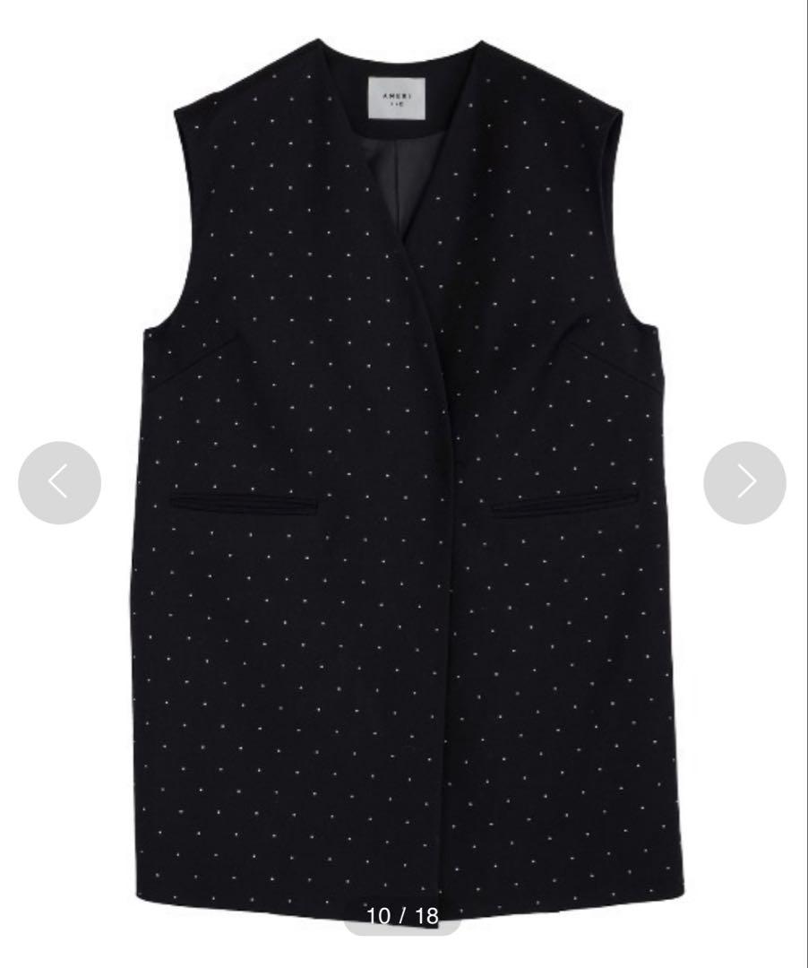 AMERI / TWINKLE CURVE VEST Gray