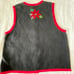 Vintage One Step Up Christmas Knit Sweater Vest Button up Size XL.