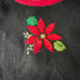 Vintage One Step Up Christmas Knit Sweater Vest Button up Size XL.
