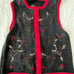 Vintage One Step Up Christmas Knit Sweater Vest Button up Size XL.