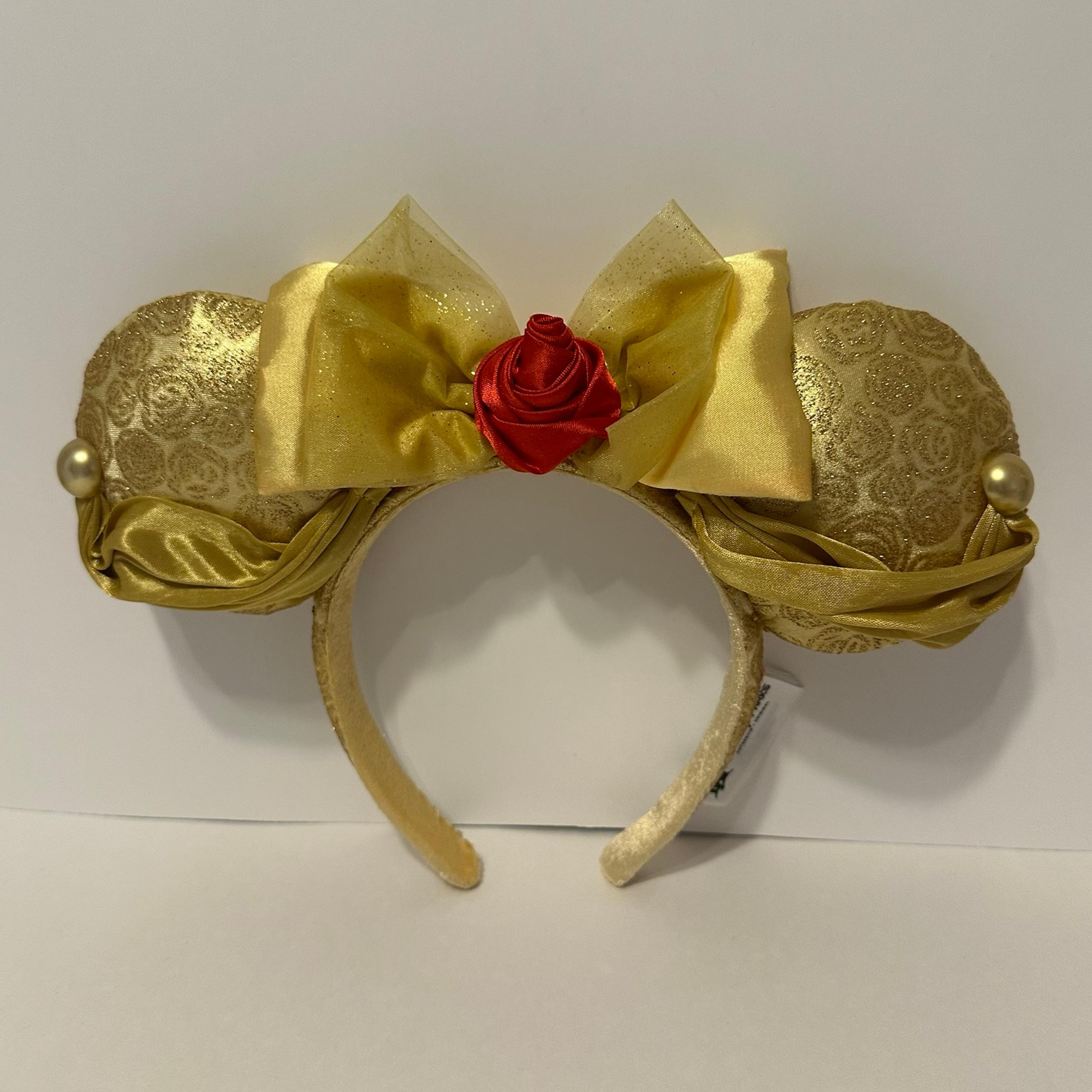 2019 Disney park Minnie Mouse Ear Headband Belle princess beauty and the beast