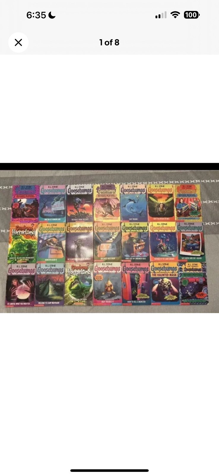 goosebumps books lot Vintage And Newer Ones