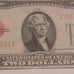 1928 Red Seal Nicer Whiter Two Dollar Note USA Genuine Nice better condition