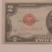 1928 Red Seal Nicer Whiter Two Dollar Note USA Genuine Nice better condition