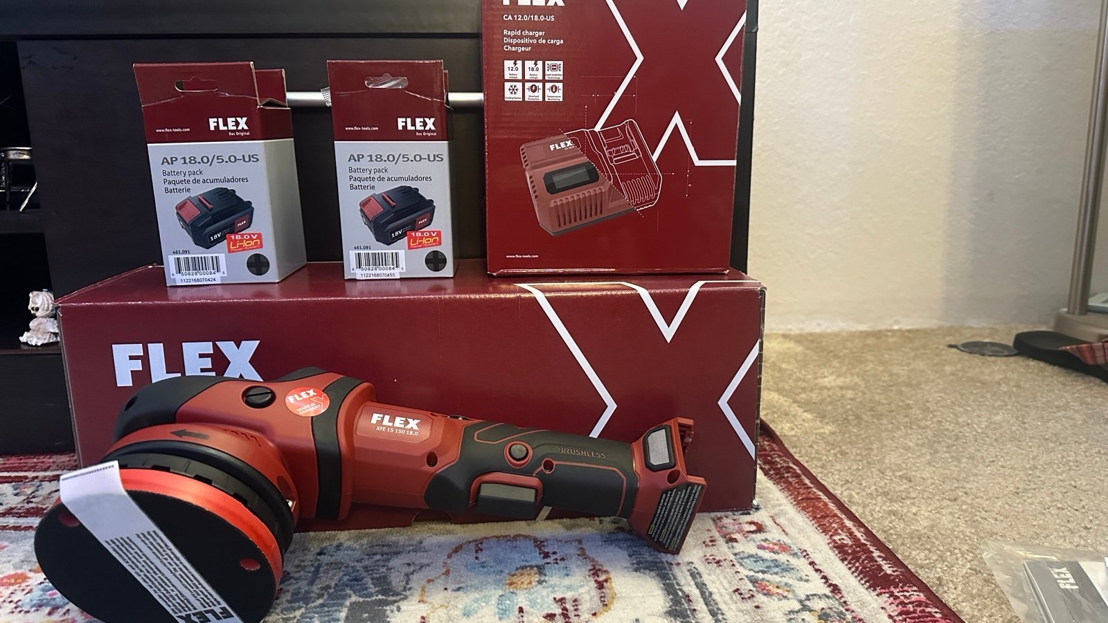 Flex XFE15 150 Cordless Orbital Polisher