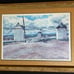 Framed Donald Teague Windmills of Don Luixote Framed Art Print