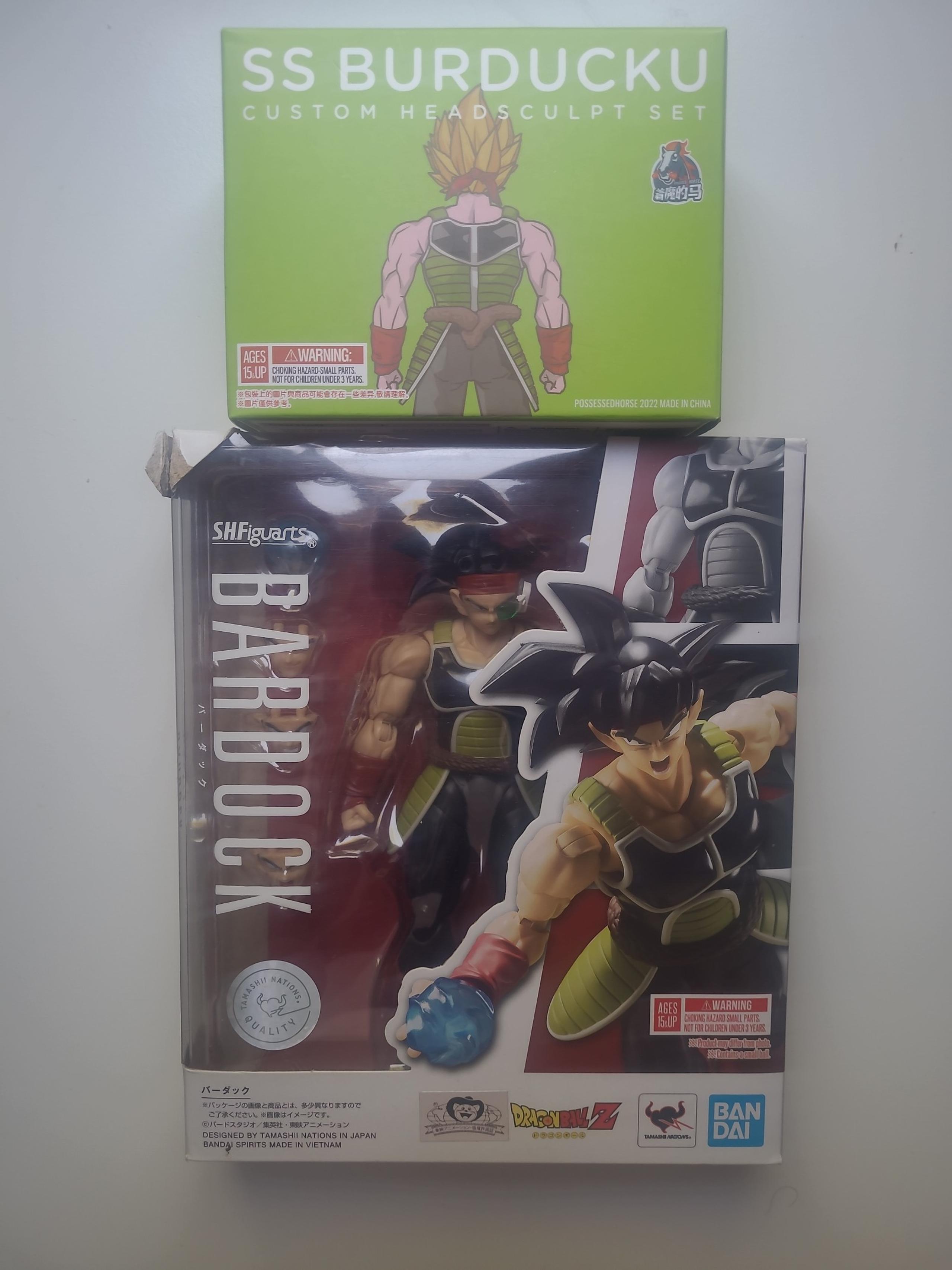 Dragon Ball Z S.H.Figuarts Bardock Action Figure w/SSJ Super Saiyan Headsculpt