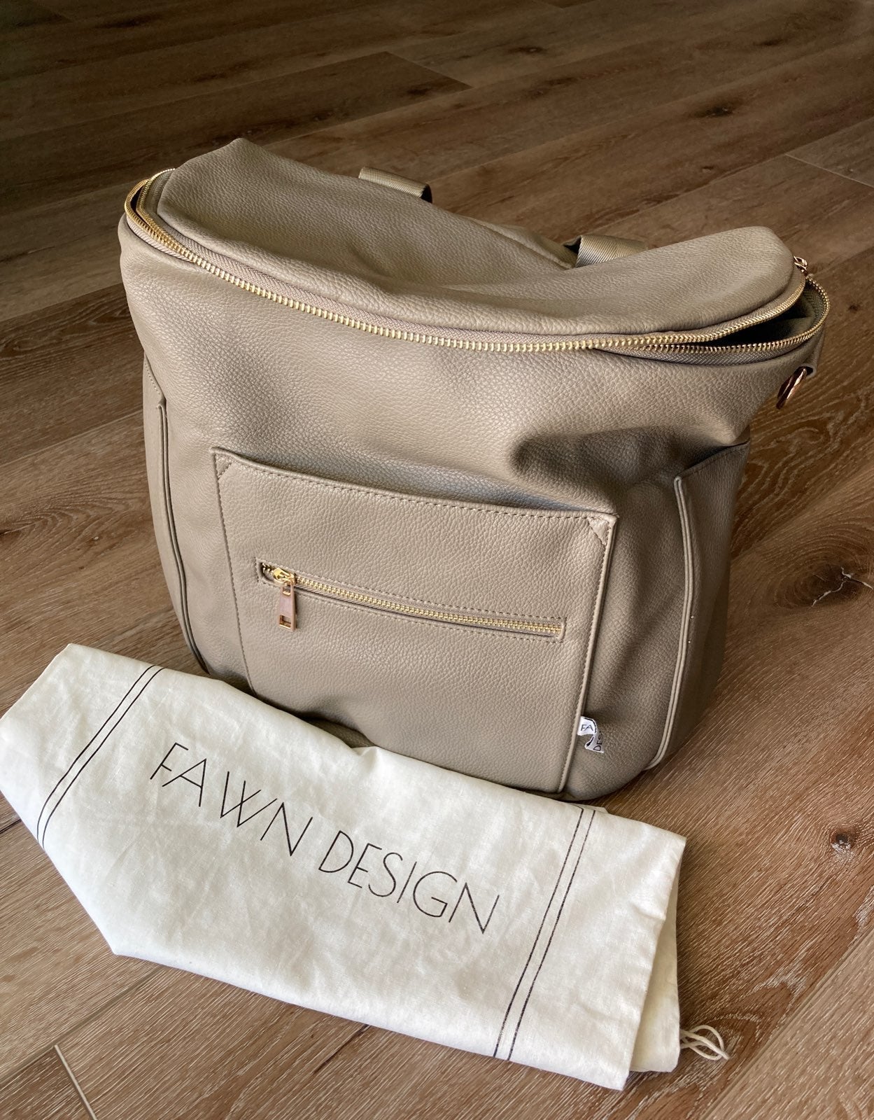 *Rare/Discontinued* STONE Grey Fawn Bag