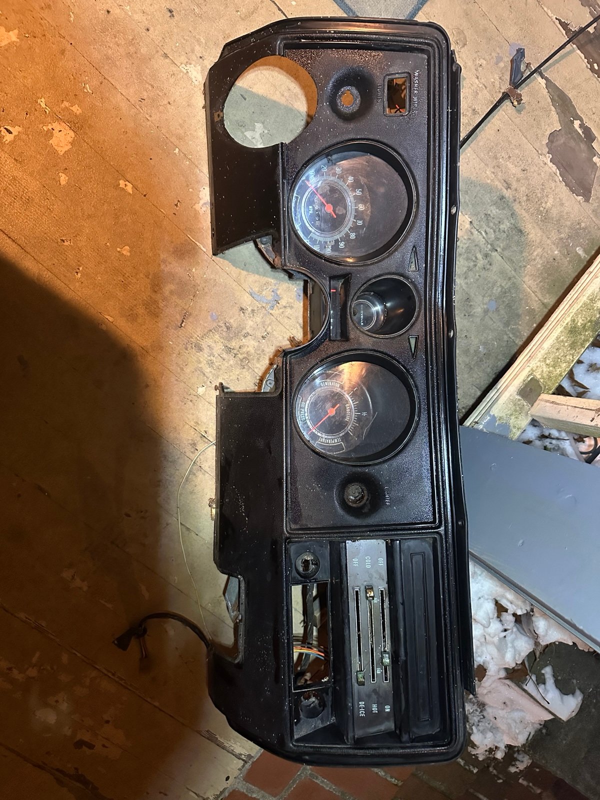 CHEVROLET/GMC Dash cluster 1969 Chevelle complete