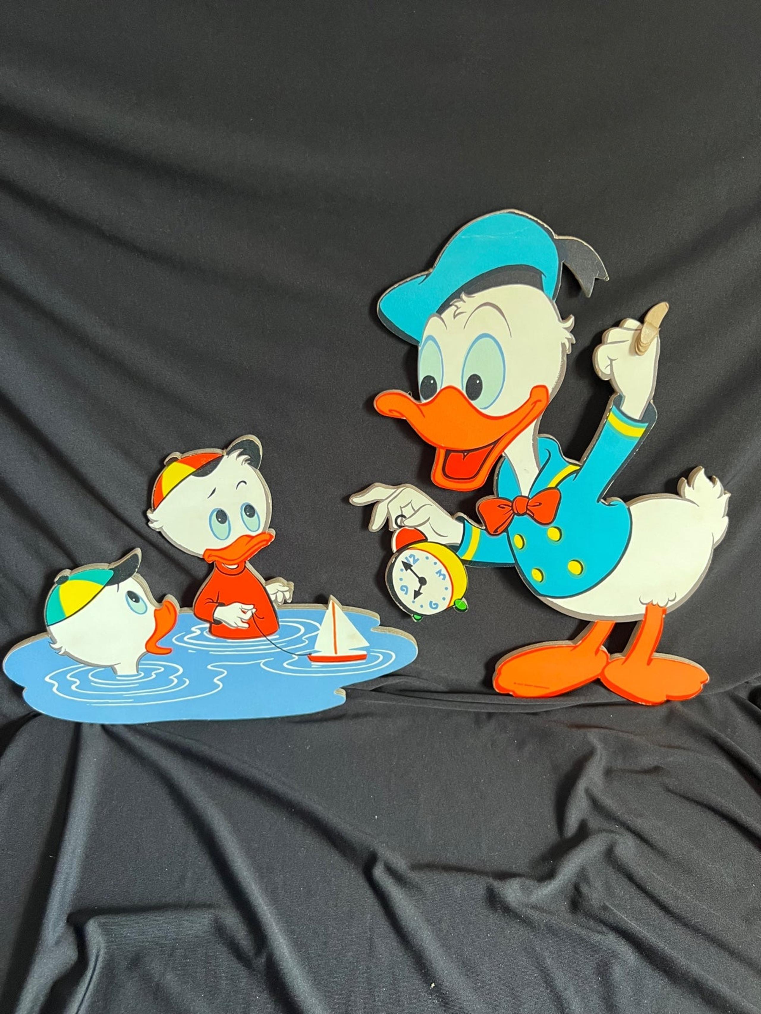 Disney Vintage 1980’s Pressed Cardboard Wall Hangings