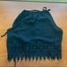 Black Lace Halter Crop Top Size Small