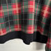 Air Jordan Essential Crest Plaid Fleece Crewneck Sweater Women's Size Large