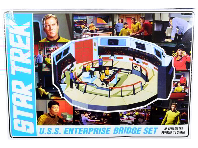 Skill 2 Model Kit U.S.S. Enterprise Command Bridge Set Star Trek (1966-1969) T
