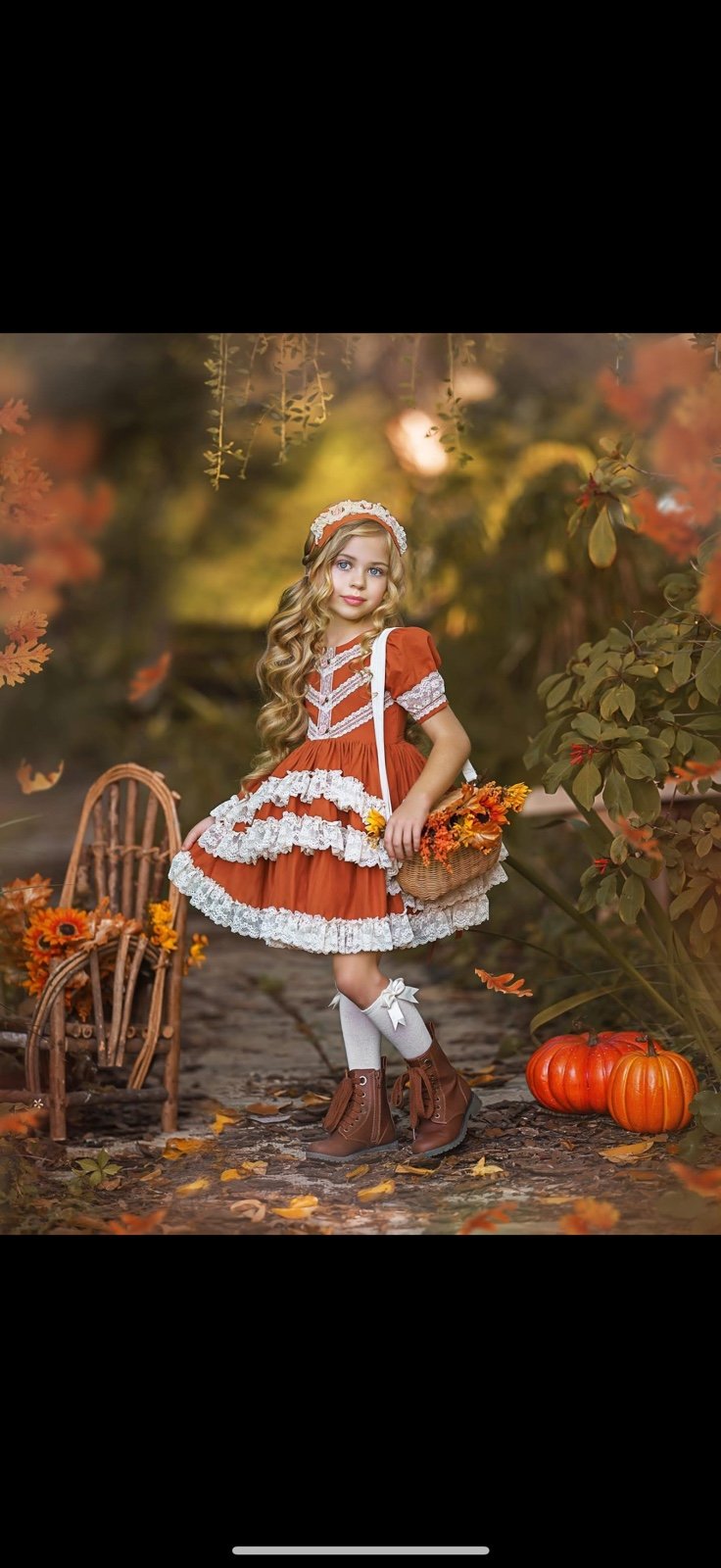 DOLLCAKE sz 12 LITTLE PRAYERS (ORANGE)