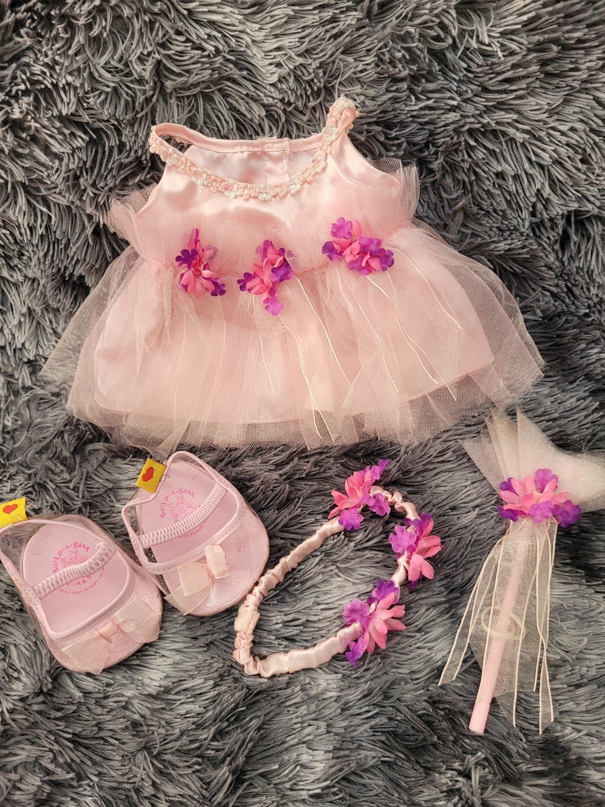 Build A Bear Workshop LOT Princess Outfit / accessories