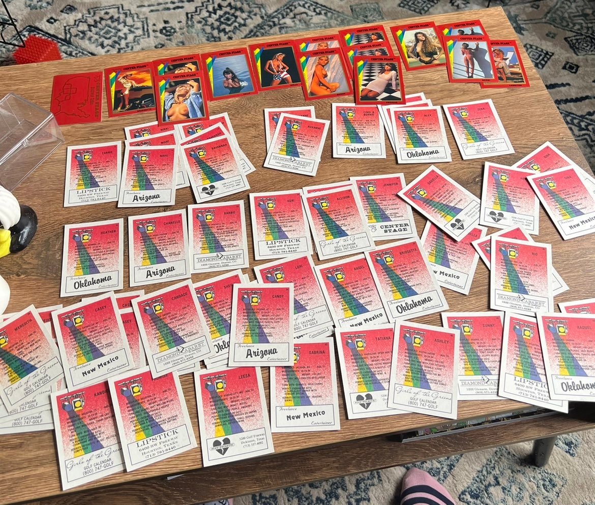 1992 Center Stage Adult Trading Cards Southwest Edition W Plastic Box 70 Cards.