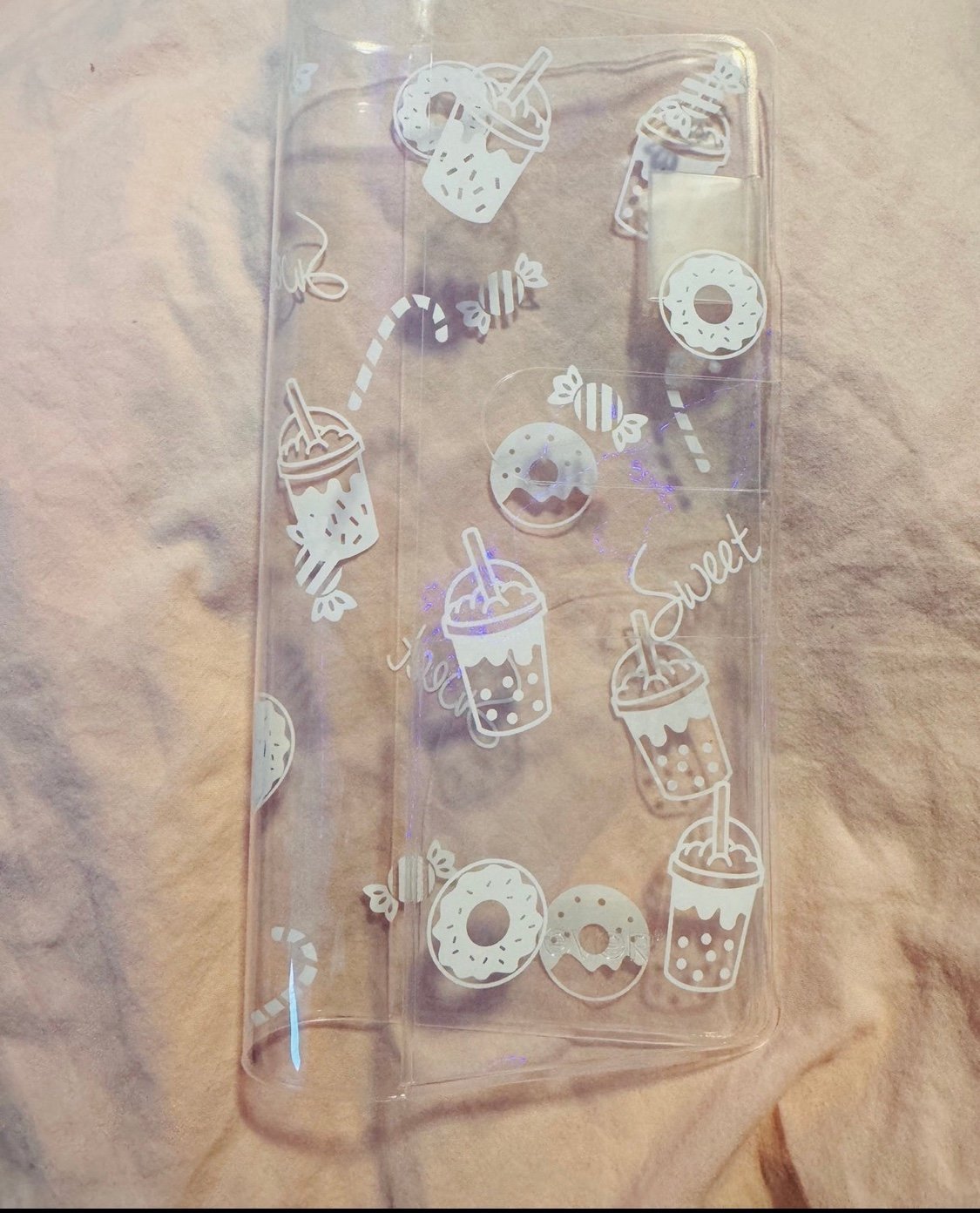 Frap coffee shop donuts Hobonichi weeks set Cherry + bears clear cover planner