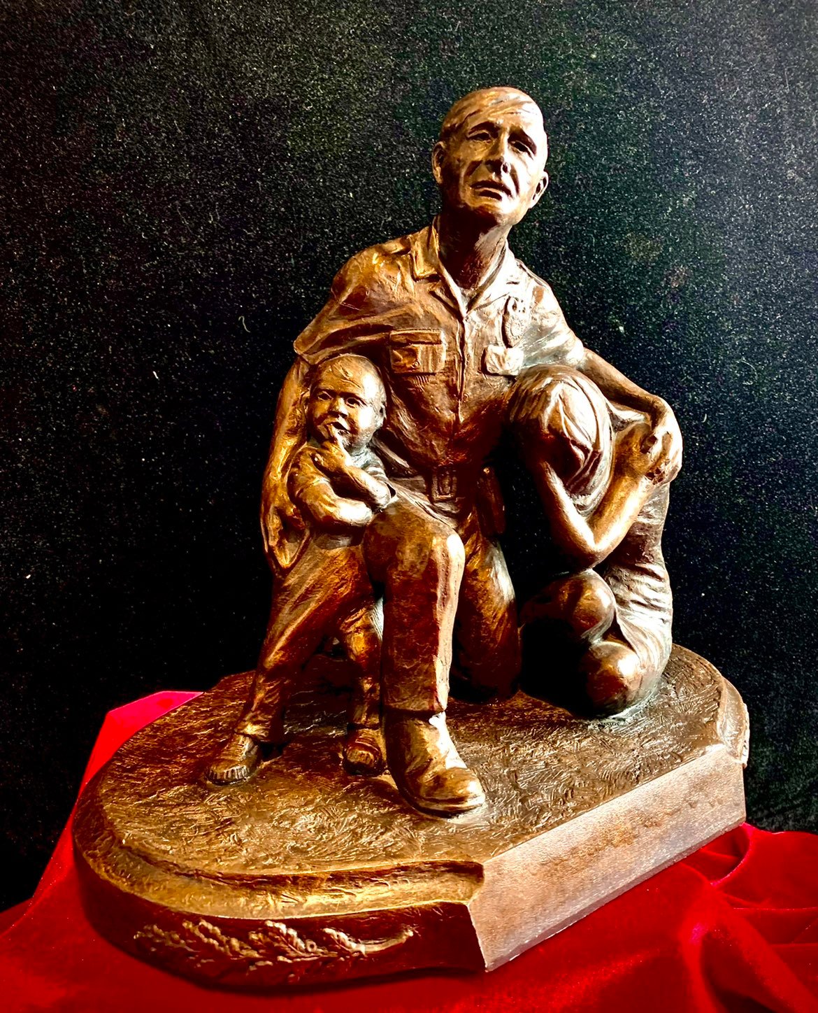 Beautiful sculpture To Serve and Protect
