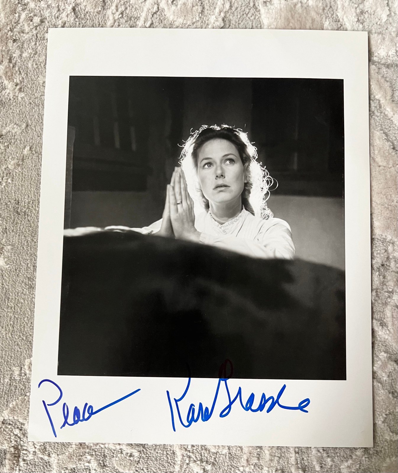 Karen Grassle Signed 8x10 Autograph Photo | Little House On The Prairie
