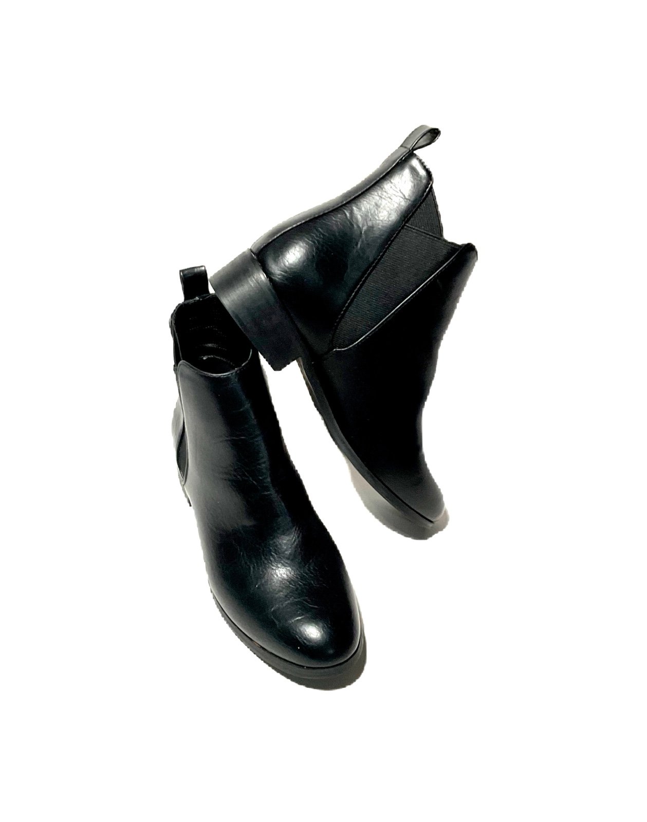 MN-Matt & Nat Black Vegan Ankle boots (Size 5.5/ 36)