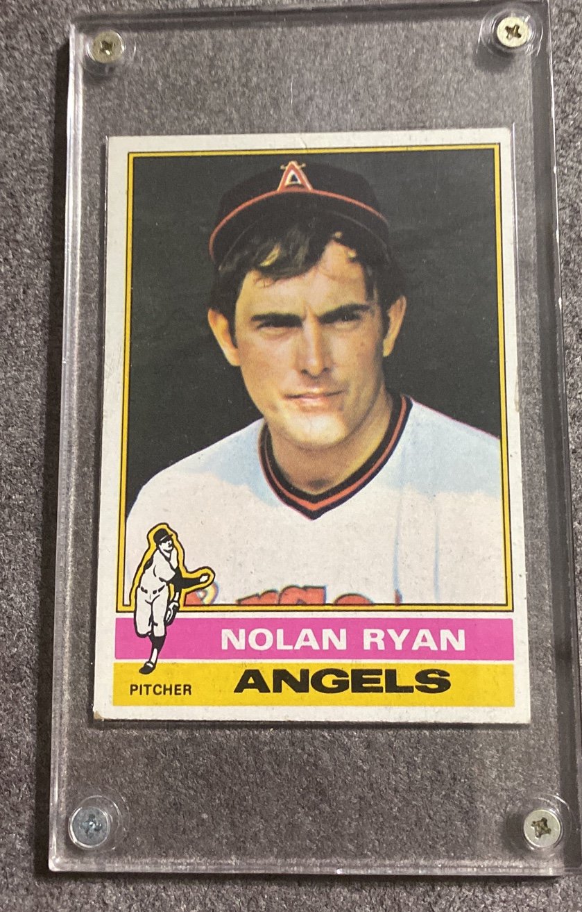 1976 TOPPS BASEBALL SET, #330 Nolan Ryan, California Angels HOF