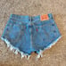 Levi’s 505 Reworked Light Wash Denim Shorts 33”