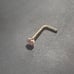 Solid 14kt Gold Nose Stud Piercing