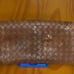 Authentic Bottega Veneta Long Wallet Brown