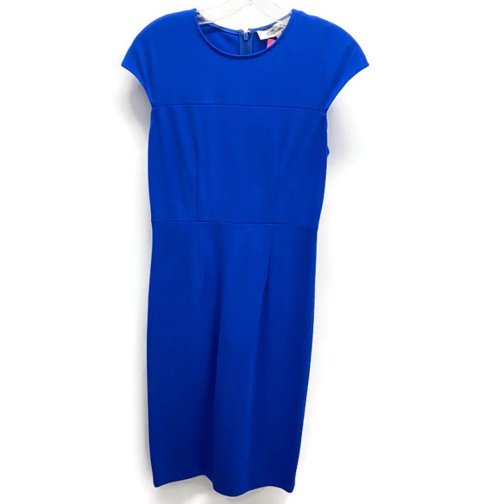 Diane Von Furstenberg Cobalt Shift Dress