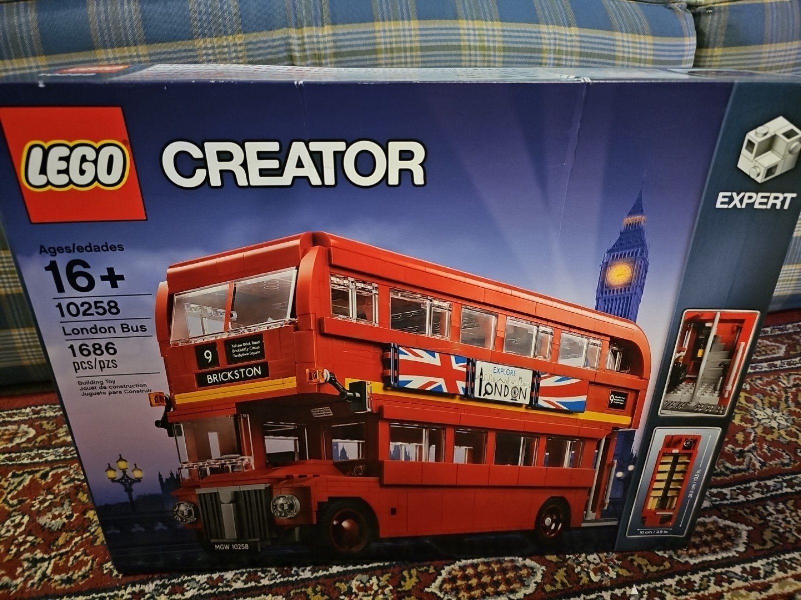 Lego London Bus #10258 New Sealed Box Shows Wear