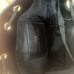 The leather bucket bags