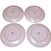 Ikea Pale Light Pink Matte Dinner Plate Set Of 4 Discontinued 10866