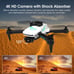 Drone with Camera 4K, Drones for adults, WiFi FPV RC Quadcopter with Ge