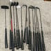 Golfclubs and lynx bag
