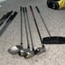 Golfclubs and lynx bag