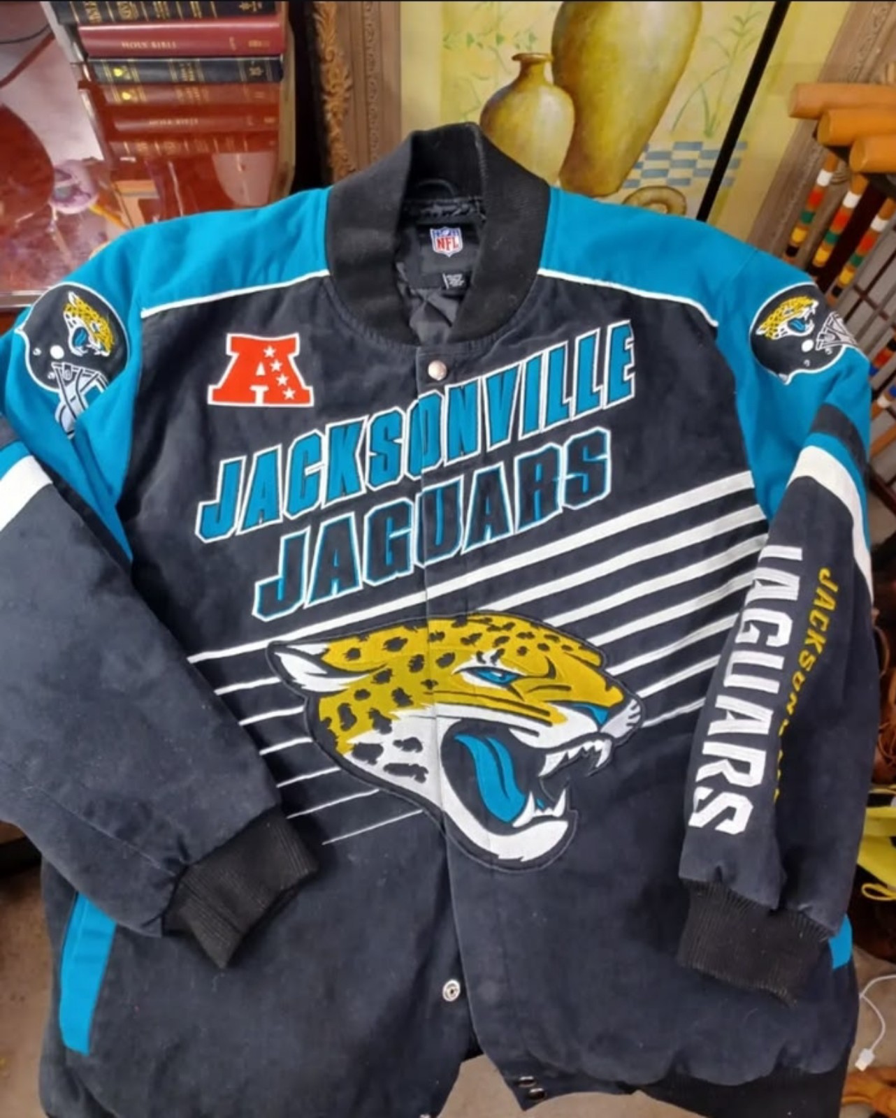 Jacksonville Jaguars NFL G-III Sports Twill Jacket Mens 4X Carl Banks BiG TALL