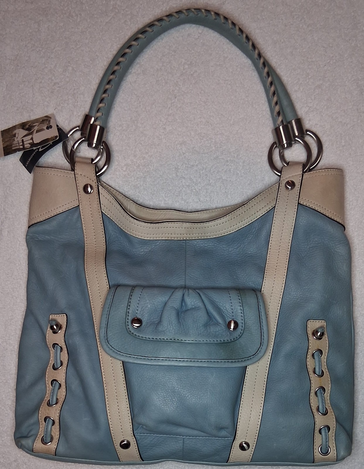 B. Makowsky leather hand bag NWT